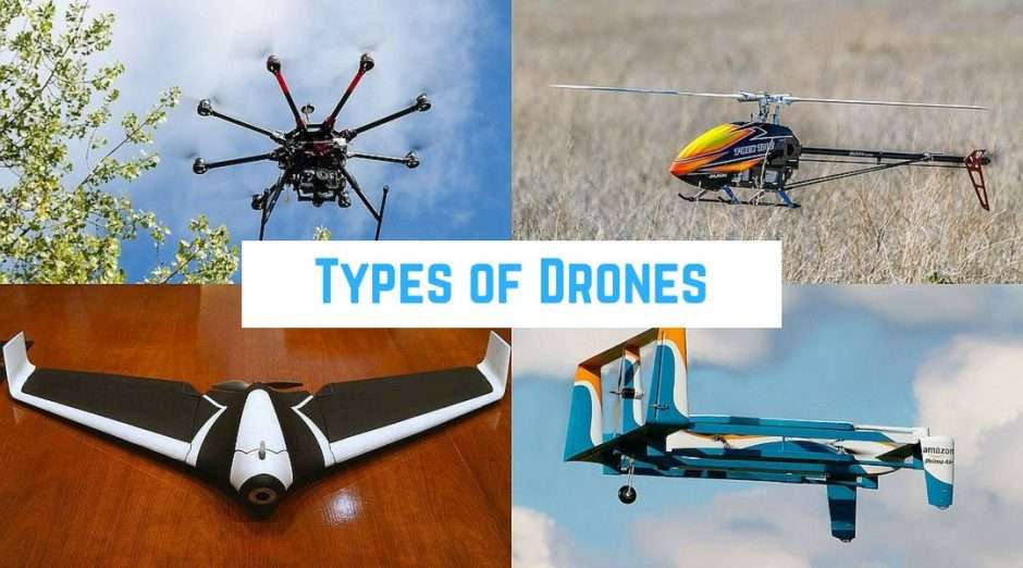 Four Different Types of Drones