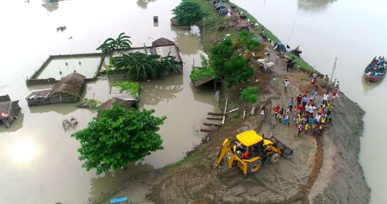Flood Monitoring in Bihar by Drone