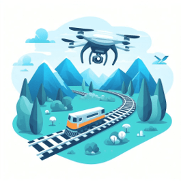 railway sector best drone survey company in India