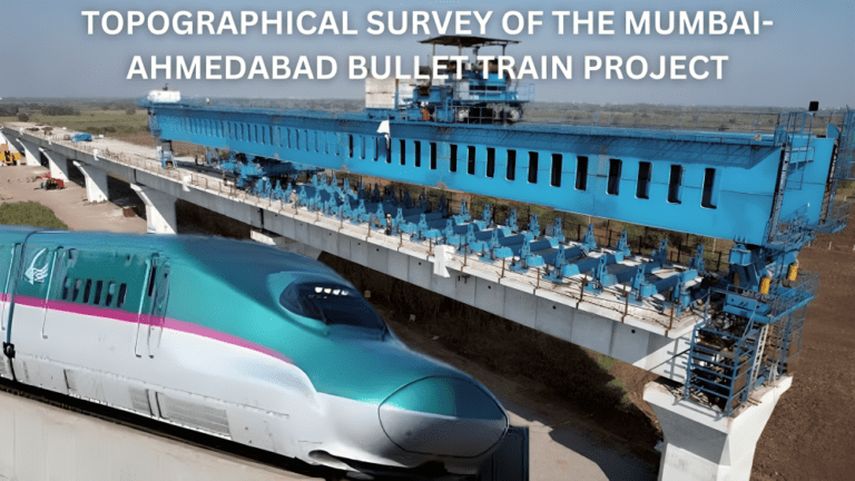 topographical survey of bullet train project