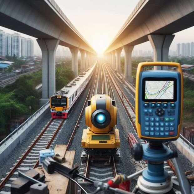 topographical survey for bullet train project