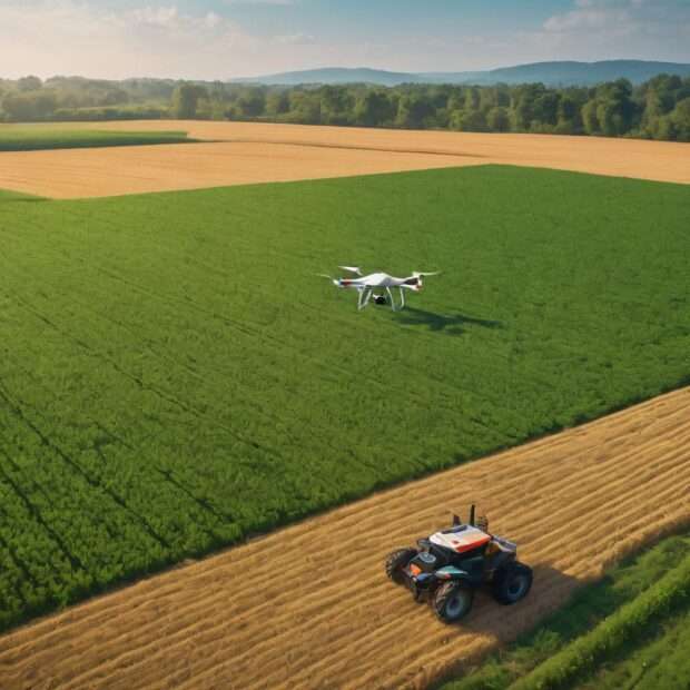 agricultural drone survey in India